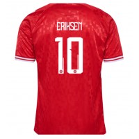 Camisa de time de futebol Dinamarca Christian Eriksen #10 Replicas 1º Equipamento Europeu 2024 Manga Curta